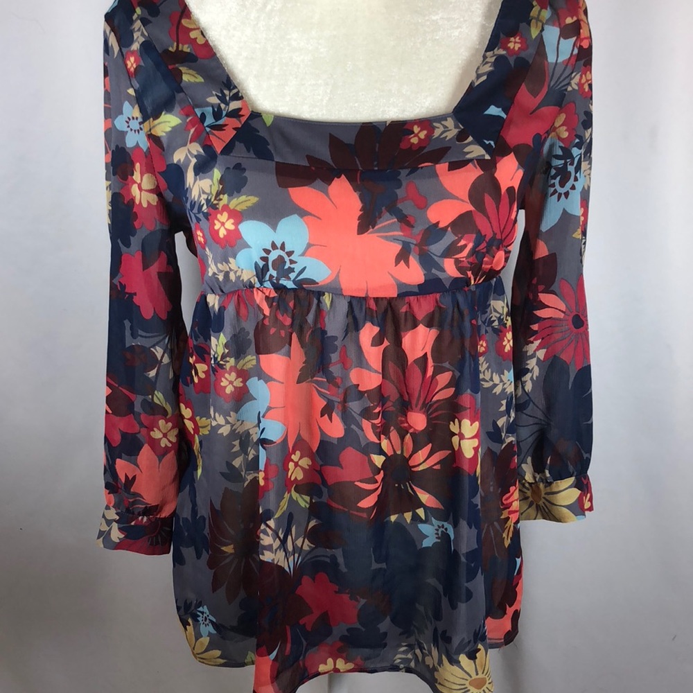 New York & Co Floral Blouse